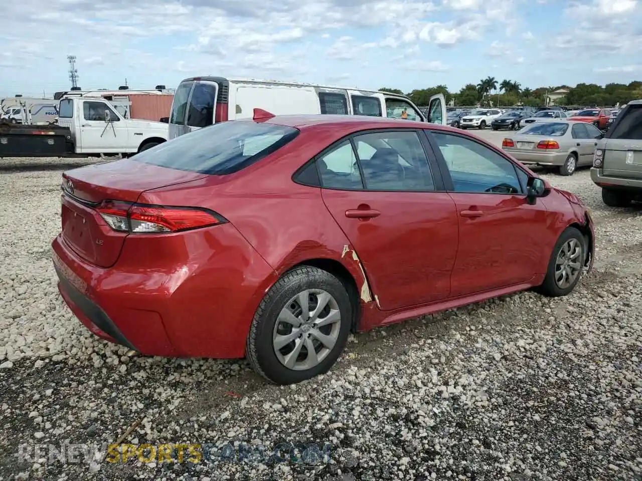 3 Photograph of a damaged car 5YFEPMAE0MP256959 TOYOTA COROLLA 2021