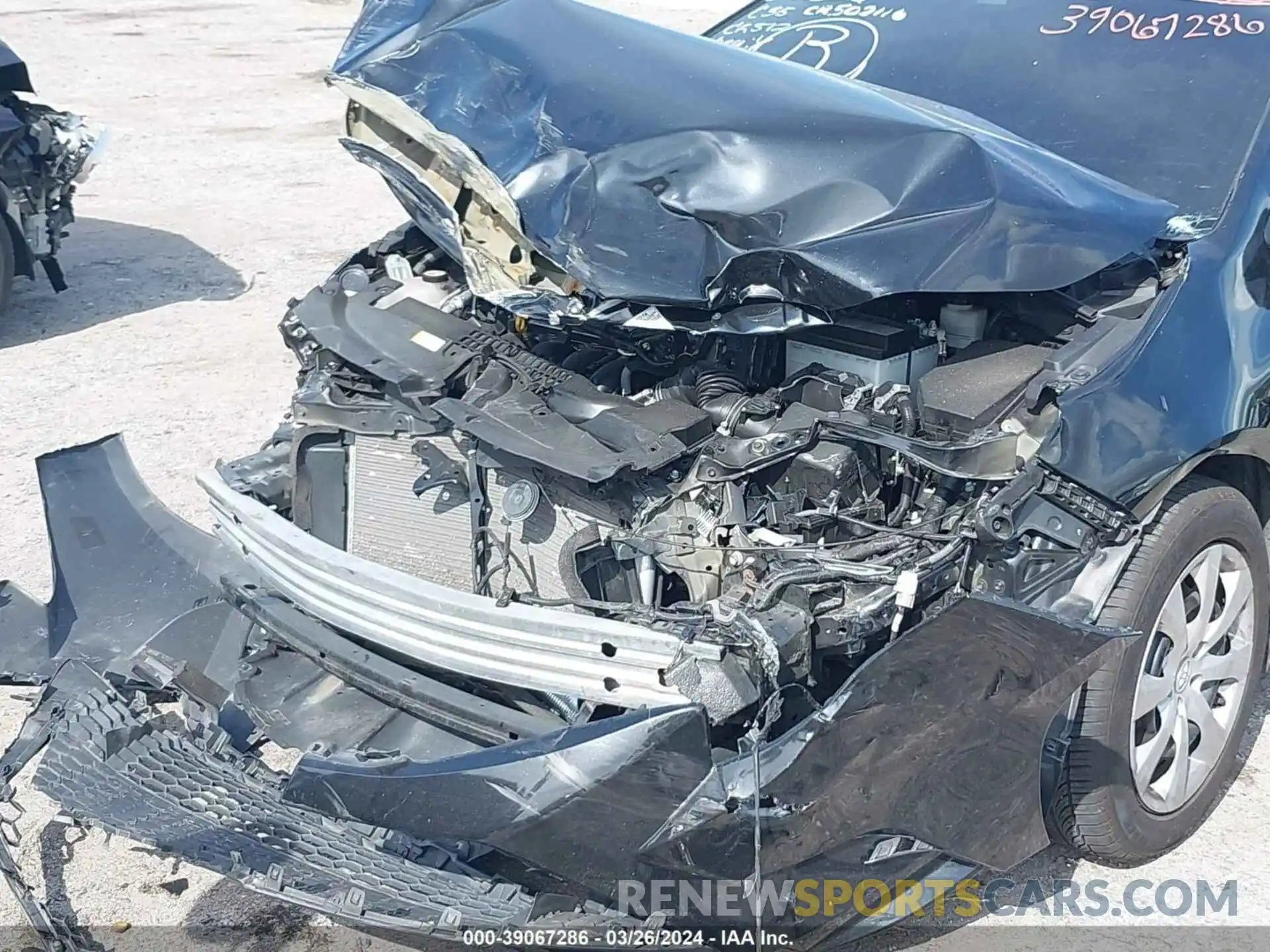 6 Фотография поврежденного автомобиля 5YFEPMAE0MP258226 TOYOTA COROLLA 2021