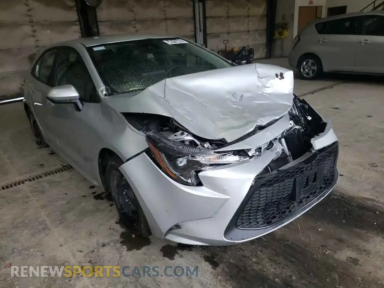 1 Photograph of a damaged car 5YFEPMAE0MP259814 TOYOTA COROLLA 2021