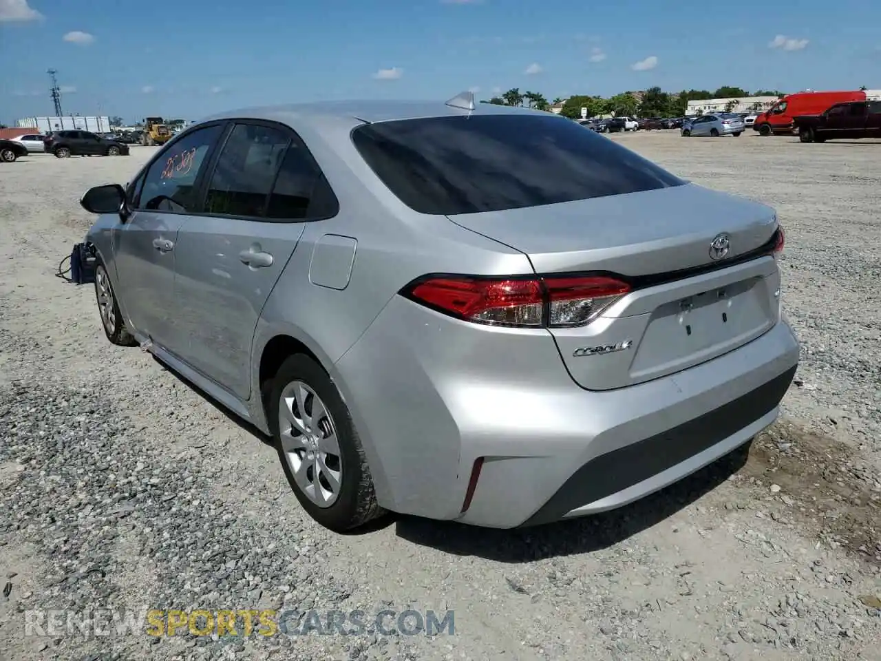 3 Photograph of a damaged car 5YFEPMAE0MP260154 TOYOTA COROLLA 2021