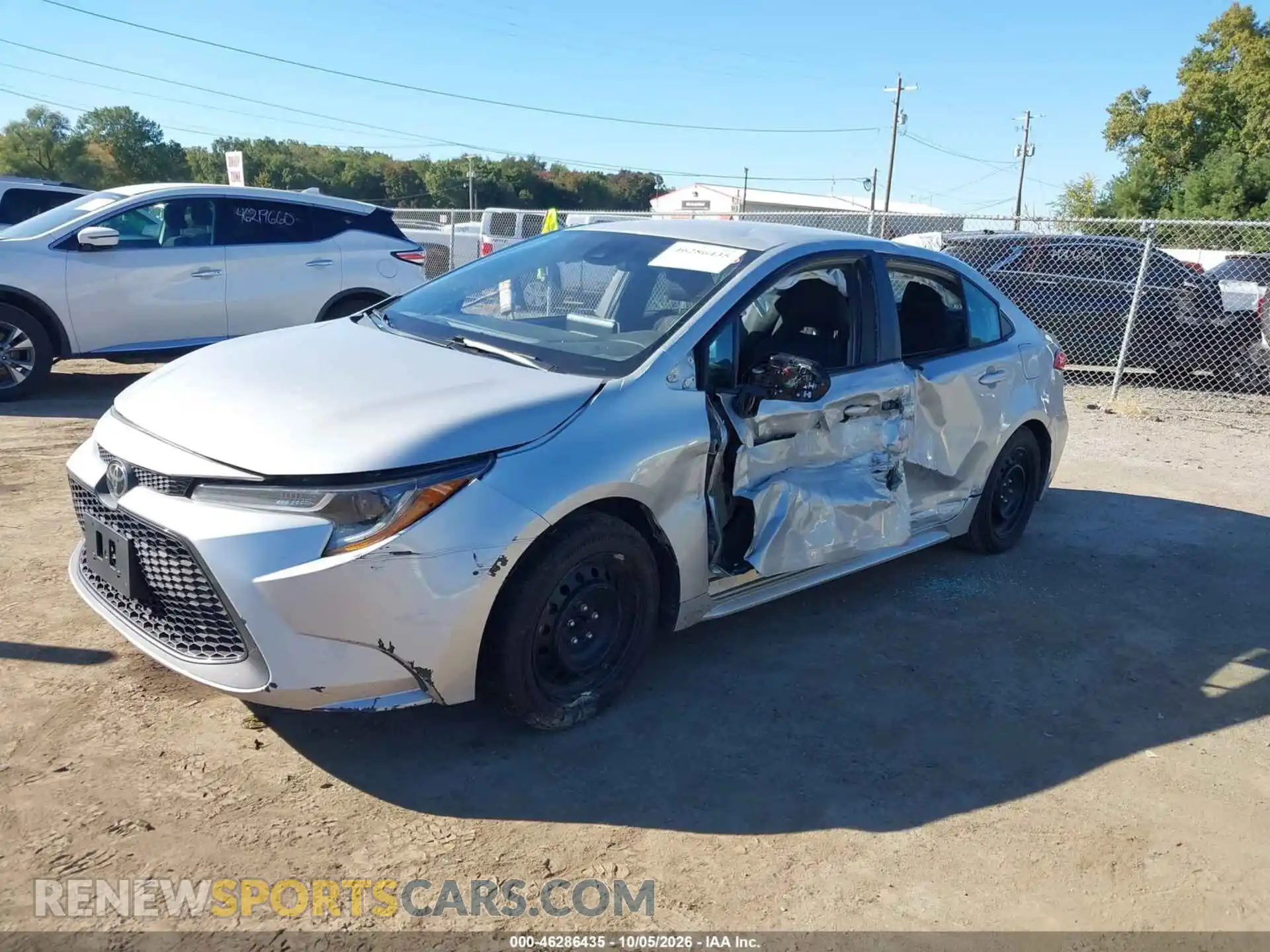 2 Photograph of a damaged car 5YFEPMAE0MP261420 TOYOTA COROLLA 2021