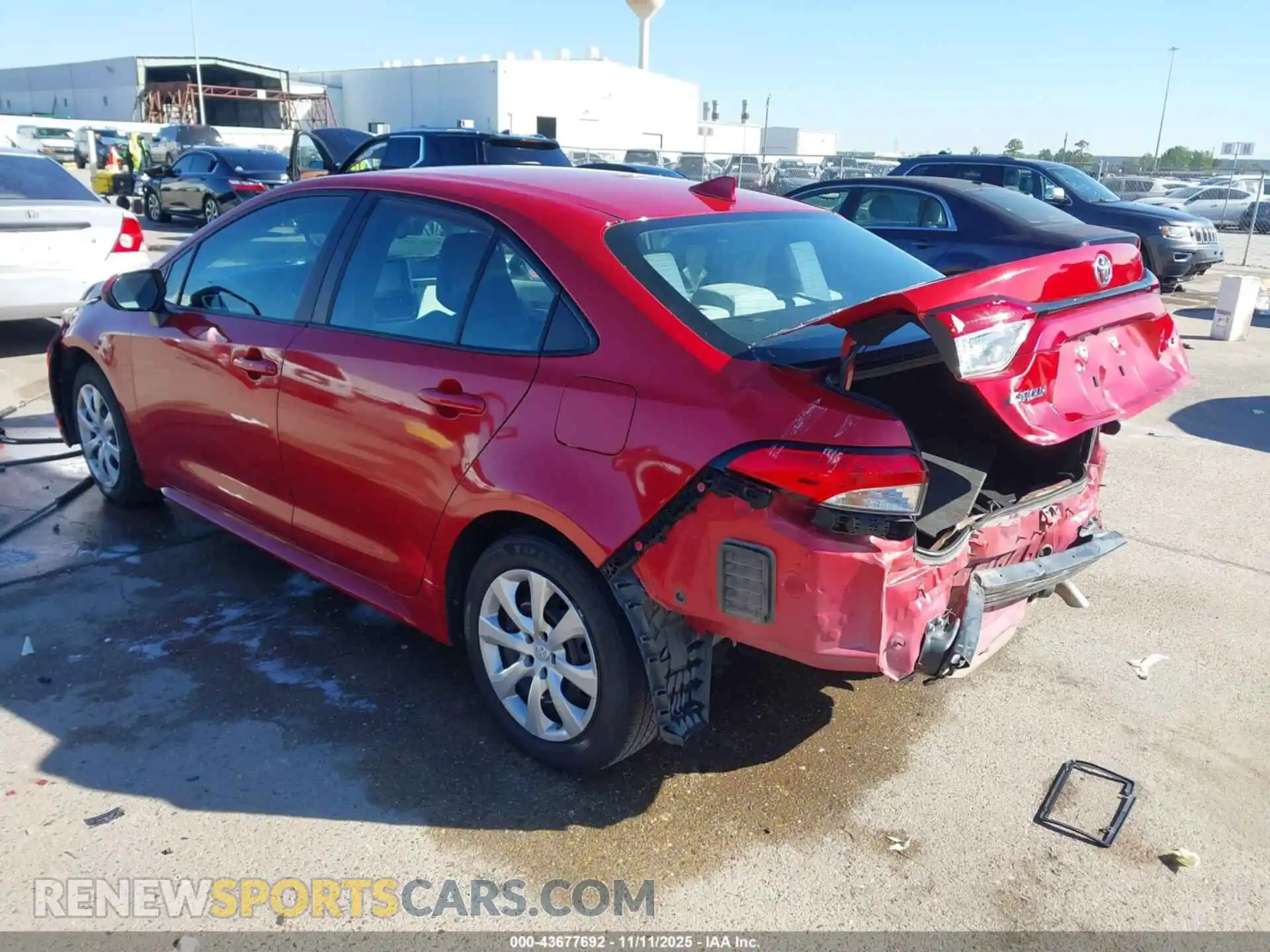 3 Photograph of a damaged car 5YFEPMAE0MP262499 TOYOTA COROLLA 2021