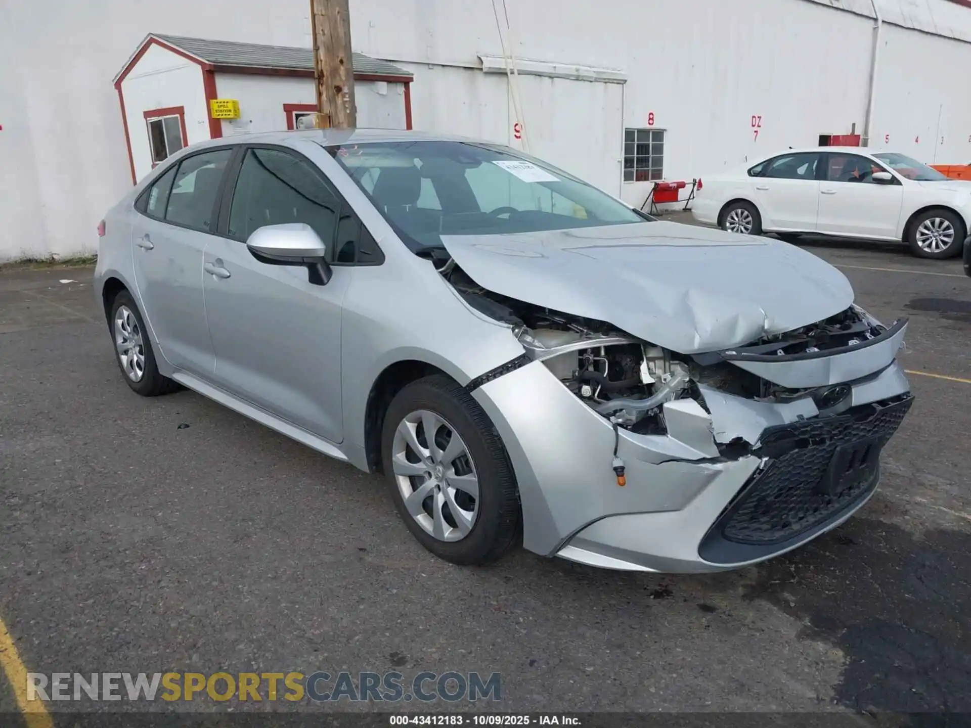 1 Photograph of a damaged car 5YFEPMAE0MP262910 TOYOTA COROLLA 2021