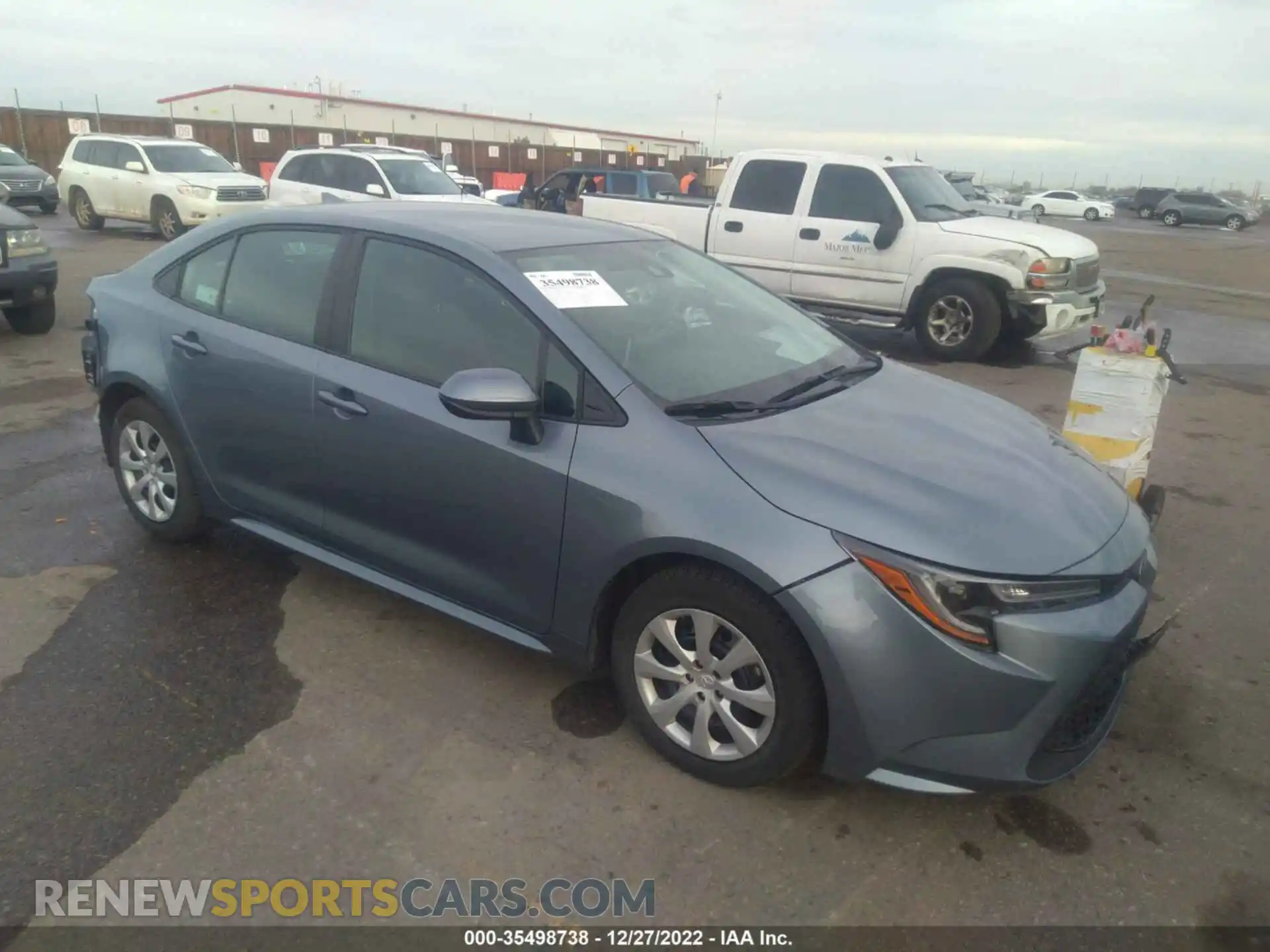 1 Фотография поврежденного автомобиля 5YFEPMAE0MP263541 TOYOTA COROLLA 2021