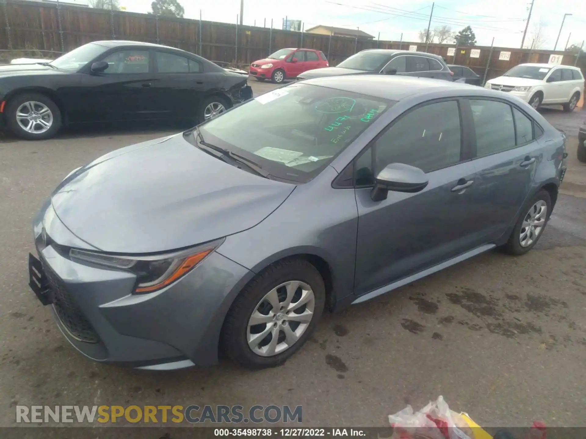 2 Фотография поврежденного автомобиля 5YFEPMAE0MP263541 TOYOTA COROLLA 2021