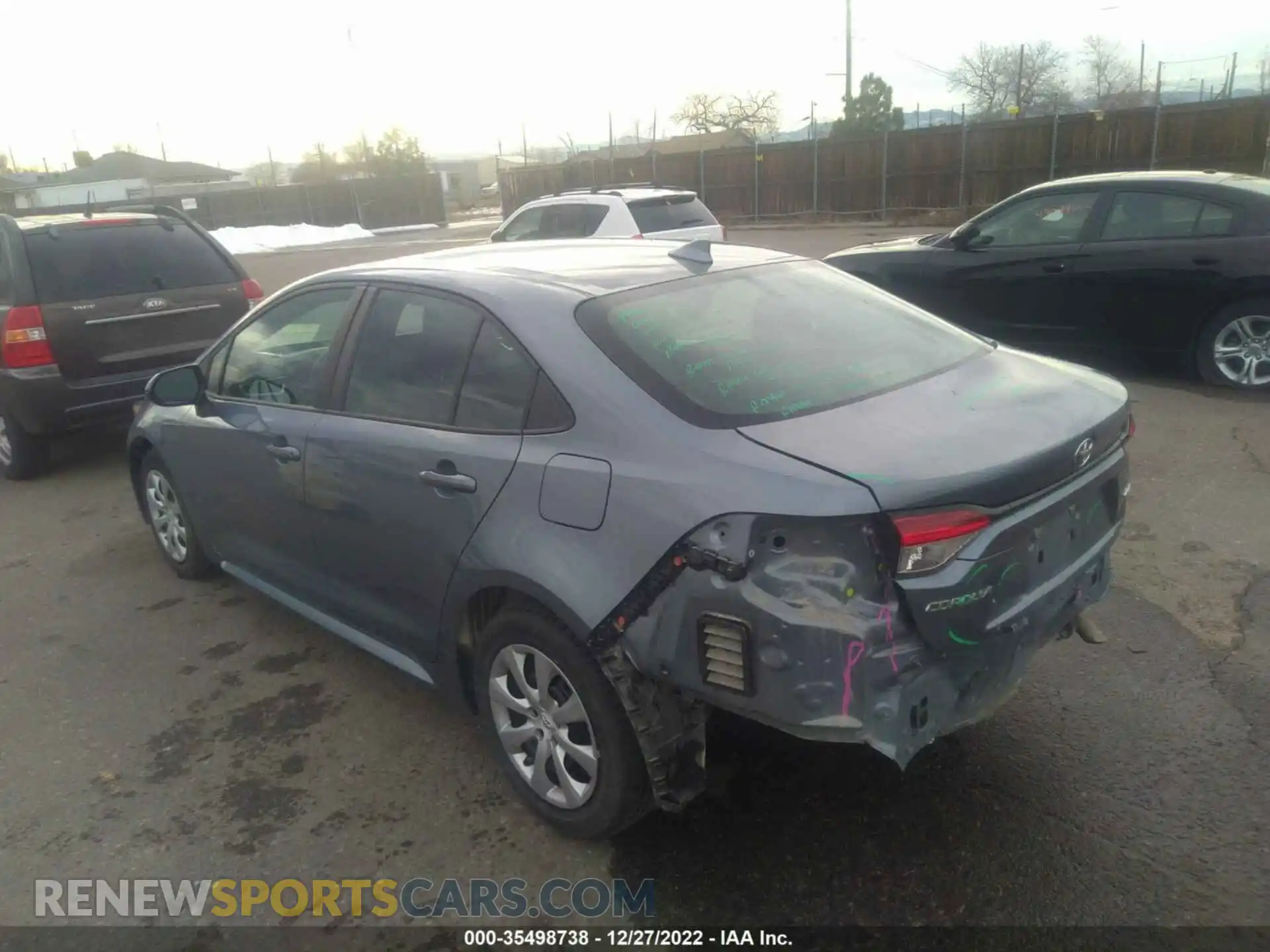 3 Фотография поврежденного автомобиля 5YFEPMAE0MP263541 TOYOTA COROLLA 2021