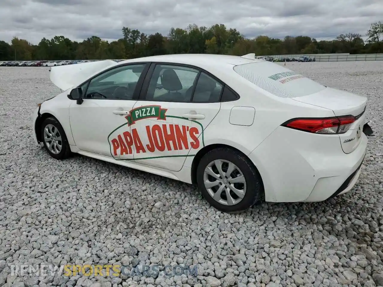 2 fotografías del automóvil dañado 5YFEPMAE0MP263720 TOYOTA COROLLA 2021