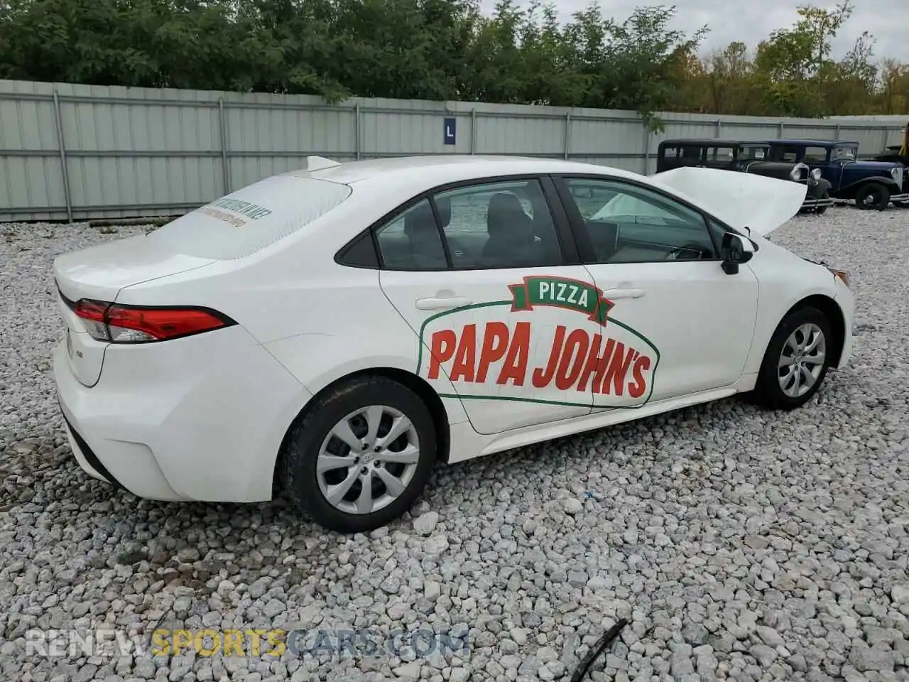 3 fotografías del automóvil dañado 5YFEPMAE0MP263720 TOYOTA COROLLA 2021
