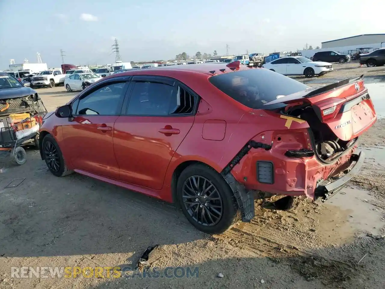 2 Photograph of a damaged car 5YFEPMAE0MP263930 TOYOTA COROLLA 2021