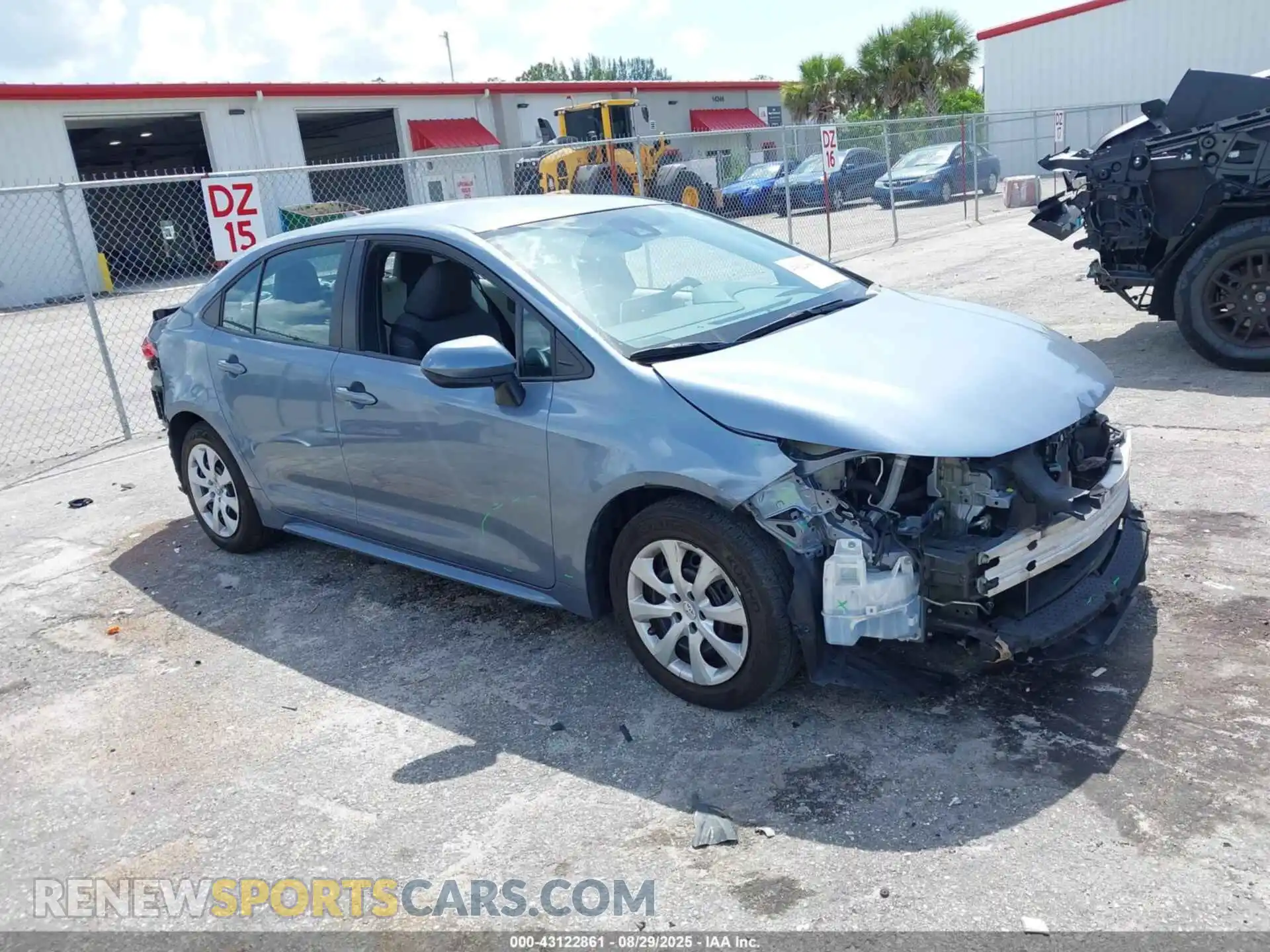 1 fotografías del automóvil dañado 5YFEPMAE0MP266326 TOYOTA COROLLA 2021