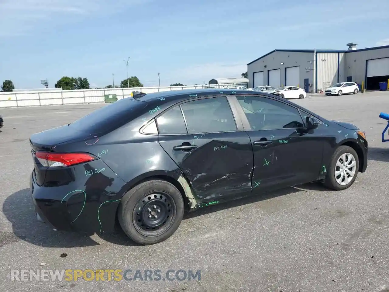 3 Photograph of a damaged car 5YFEPMAE0MP268254 TOYOTA COROLLA 2021