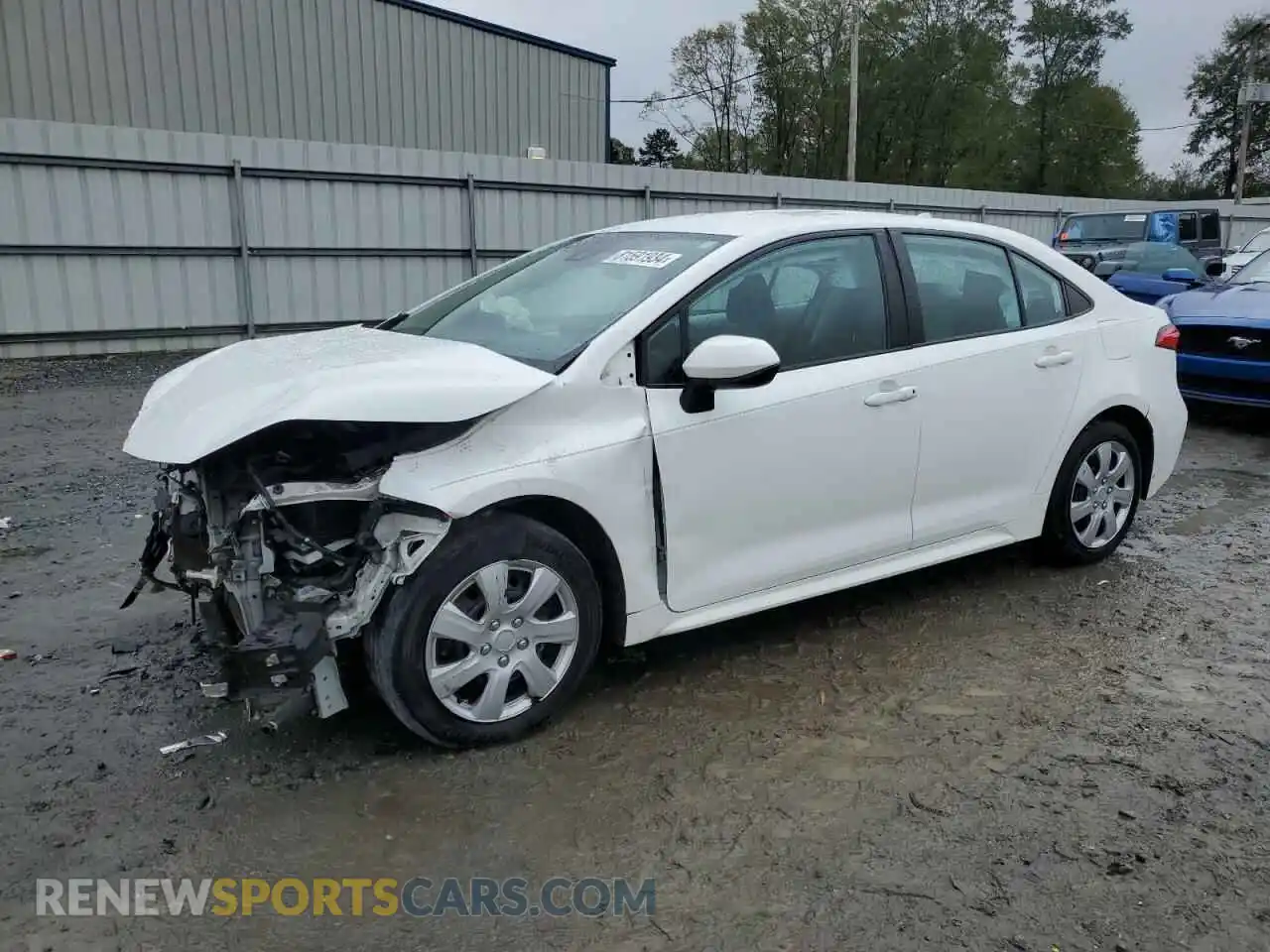 1 Photograph of a damaged car 5YFEPMAE1MP149757 TOYOTA COROLLA 2021