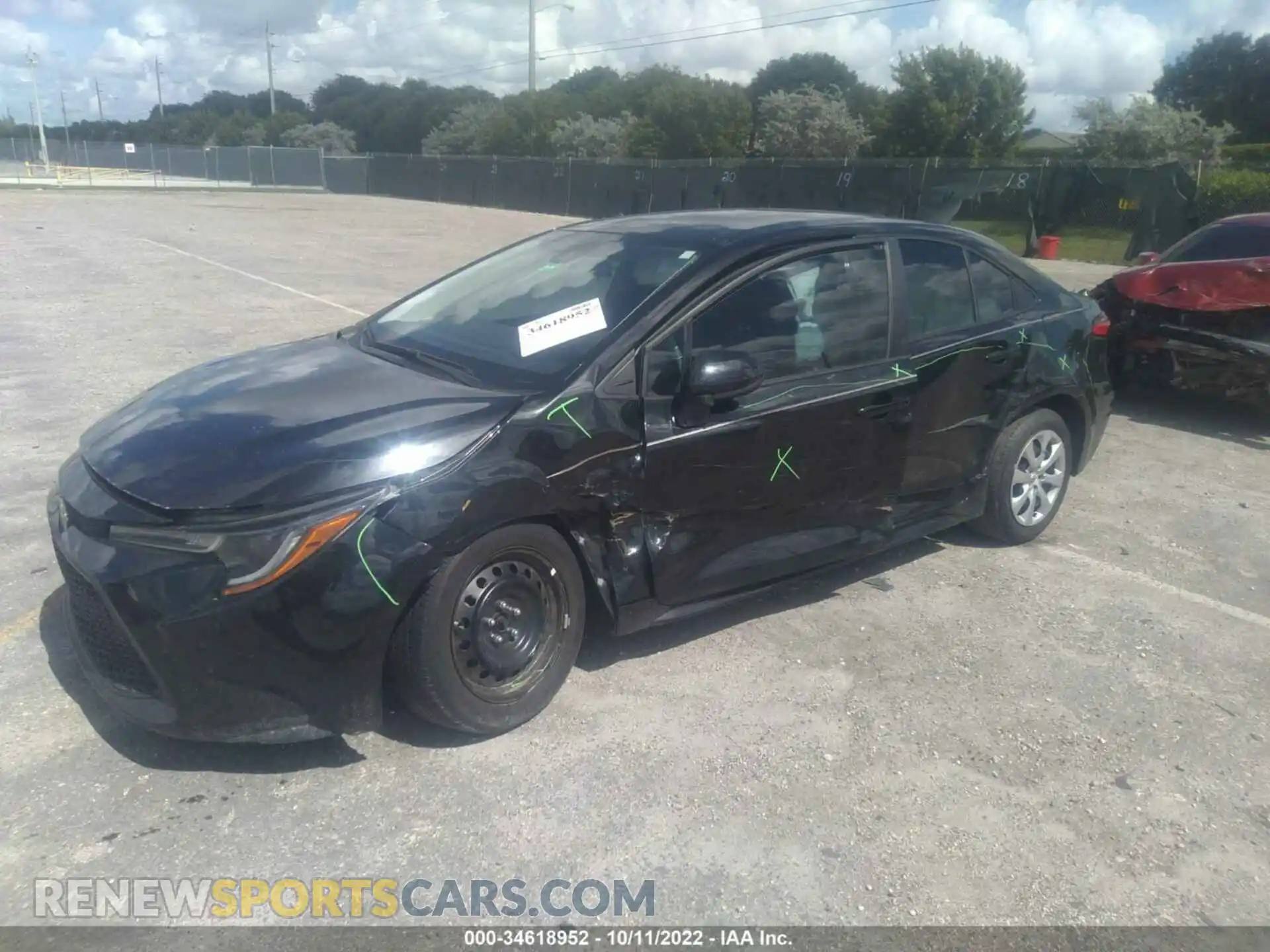 2 Photograph of a damaged car 5YFEPMAE1MP151363 TOYOTA COROLLA 2021