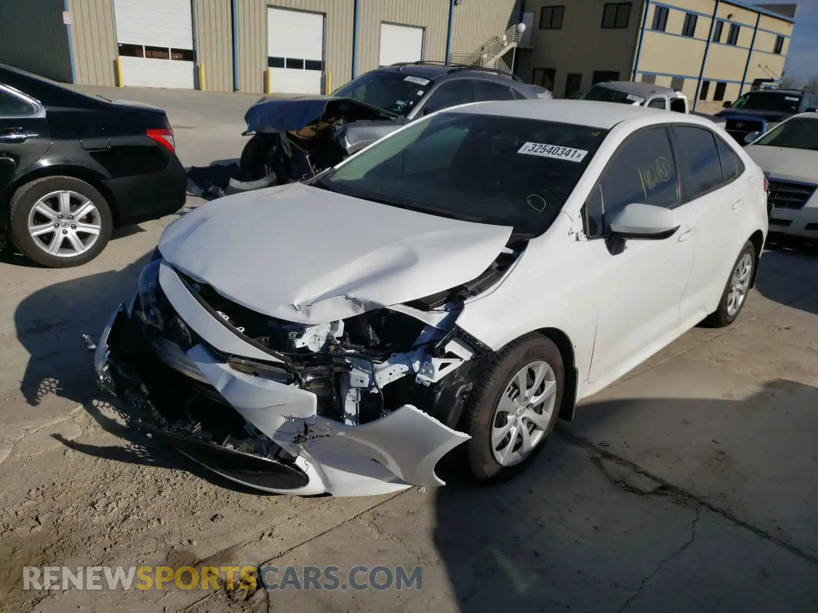 2 Photograph of a damaged car 5YFEPMAE1MP157602 TOYOTA COROLLA 2021