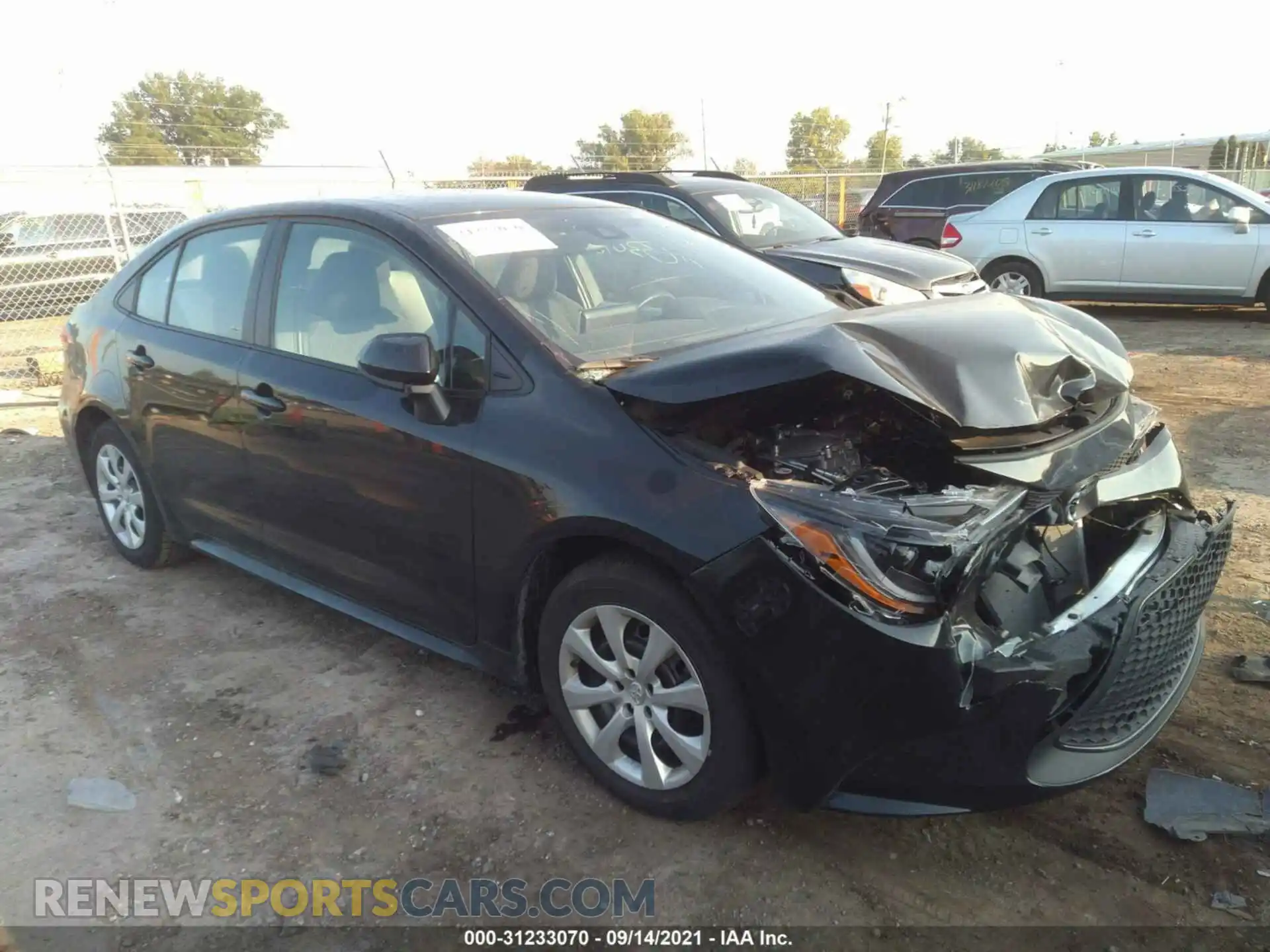 1 Photograph of a damaged car 5YFEPMAE1MP159768 TOYOTA COROLLA 2021