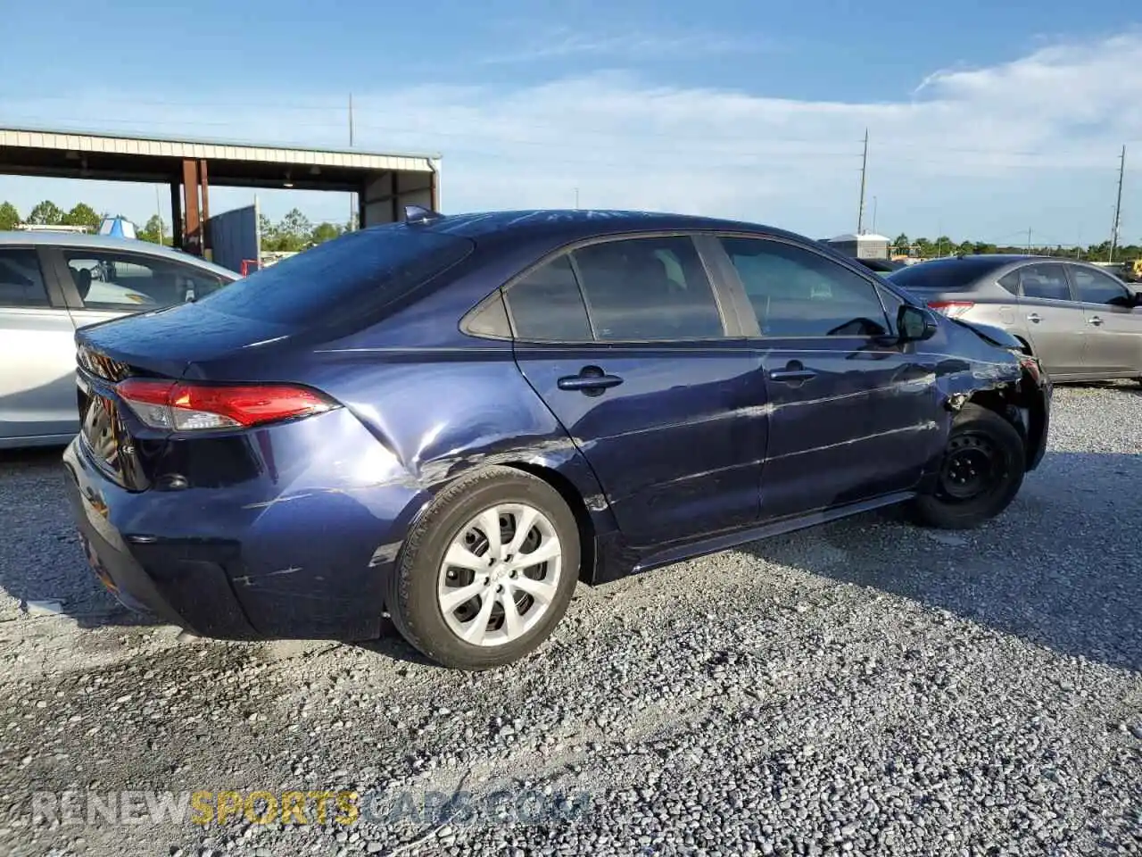 3 Photograph of a damaged car 5YFEPMAE1MP160936 TOYOTA COROLLA 2021