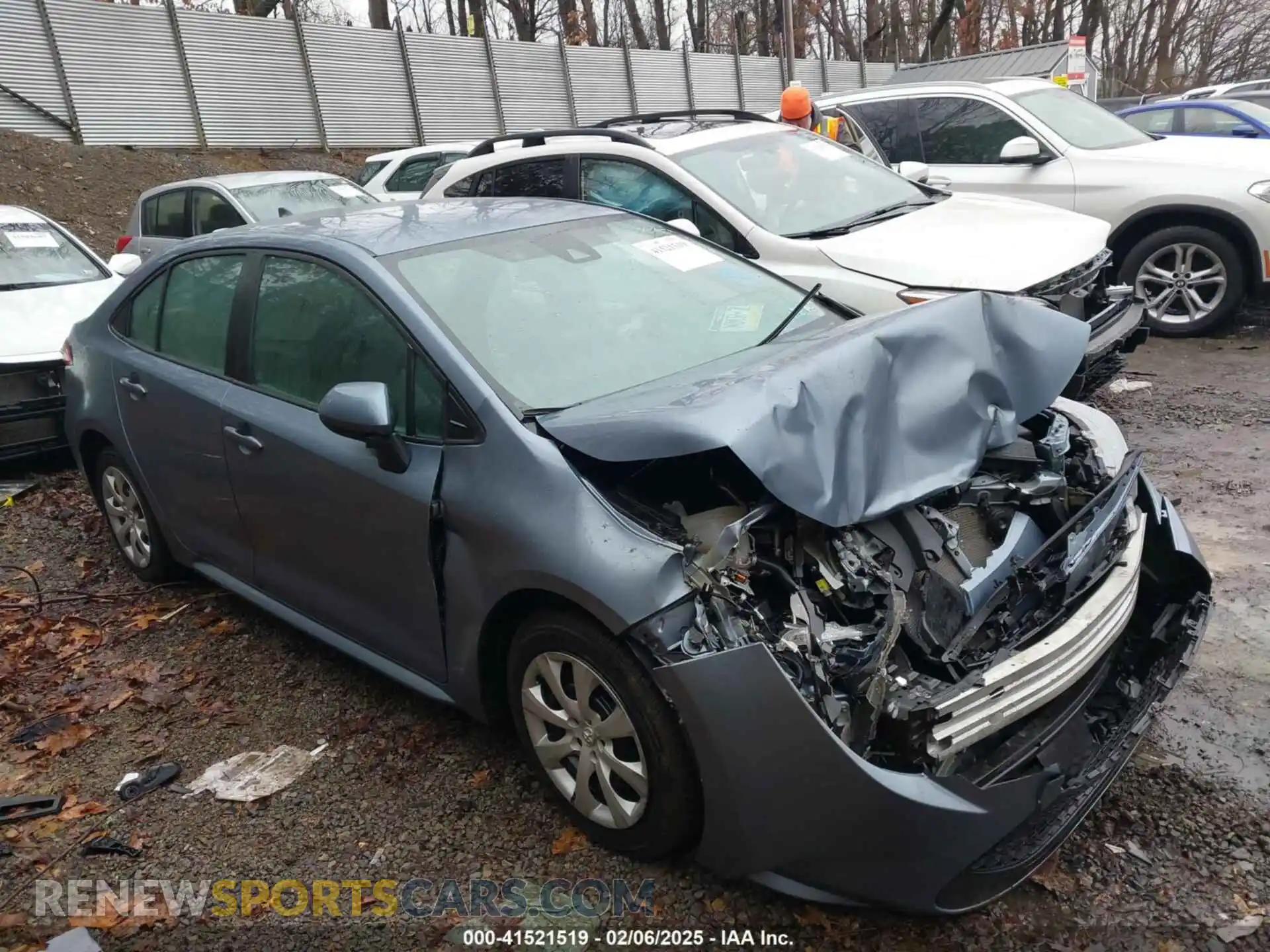 1 Photograph of a damaged car 5YFEPMAE1MP161004 TOYOTA COROLLA 2021