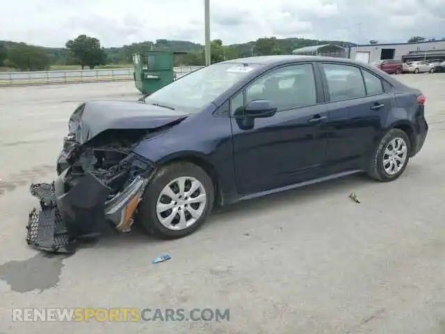 1 Photograph of a damaged car 5YFEPMAE1MP161634 TOYOTA COROLLA 2021