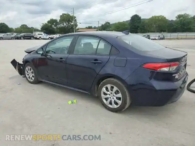 2 Photograph of a damaged car 5YFEPMAE1MP161634 TOYOTA COROLLA 2021