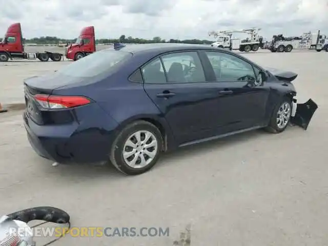 3 Photograph of a damaged car 5YFEPMAE1MP161634 TOYOTA COROLLA 2021