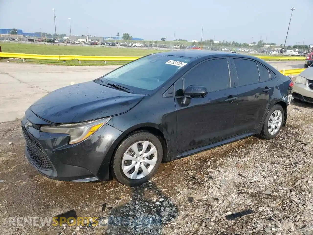 1 Photograph of a damaged car 5YFEPMAE1MP161732 TOYOTA COROLLA 2021