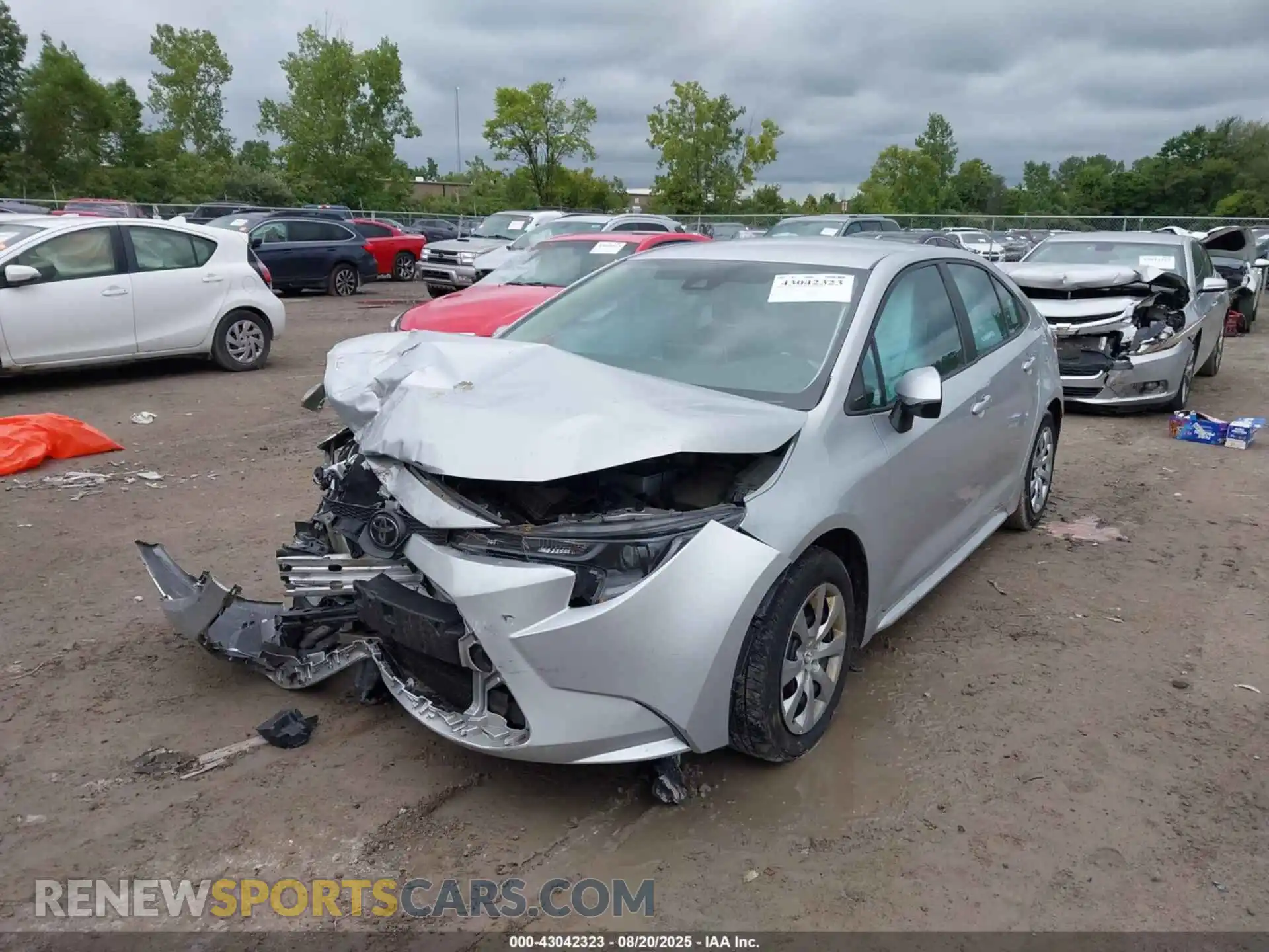 2 Photograph of a damaged car 5YFEPMAE1MP161794 TOYOTA COROLLA 2021