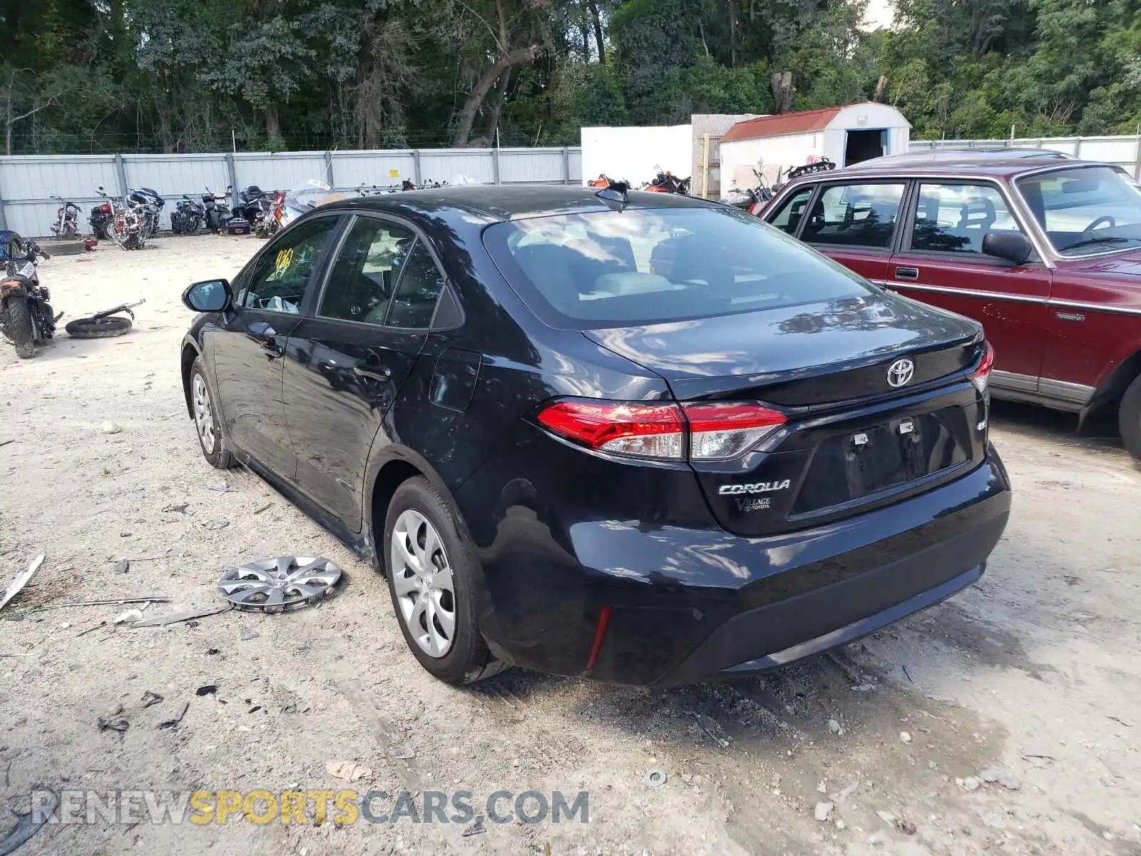 3 Photograph of a damaged car 5YFEPMAE1MP163528 TOYOTA COROLLA 2021