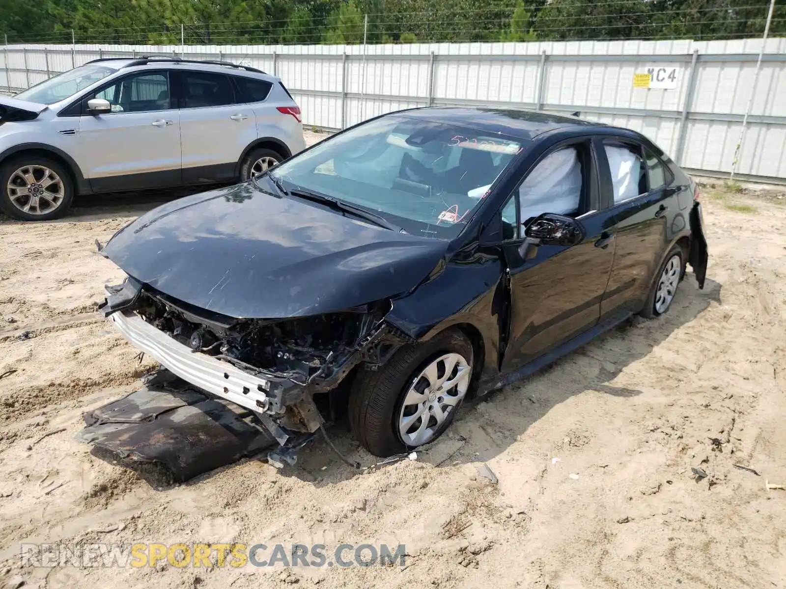 2 Photograph of a damaged car 5YFEPMAE1MP163917 TOYOTA COROLLA 2021