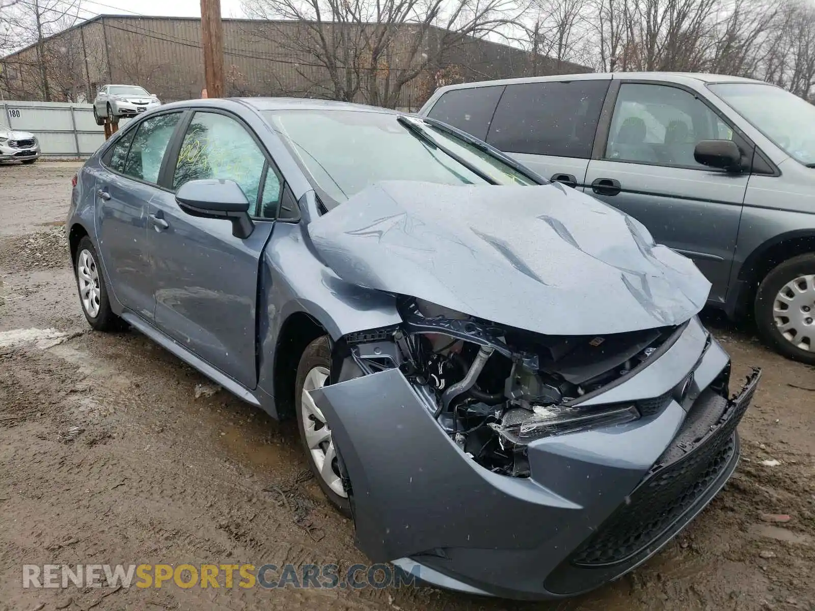 1 Photograph of a damaged car 5YFEPMAE1MP168129 TOYOTA COROLLA 2021