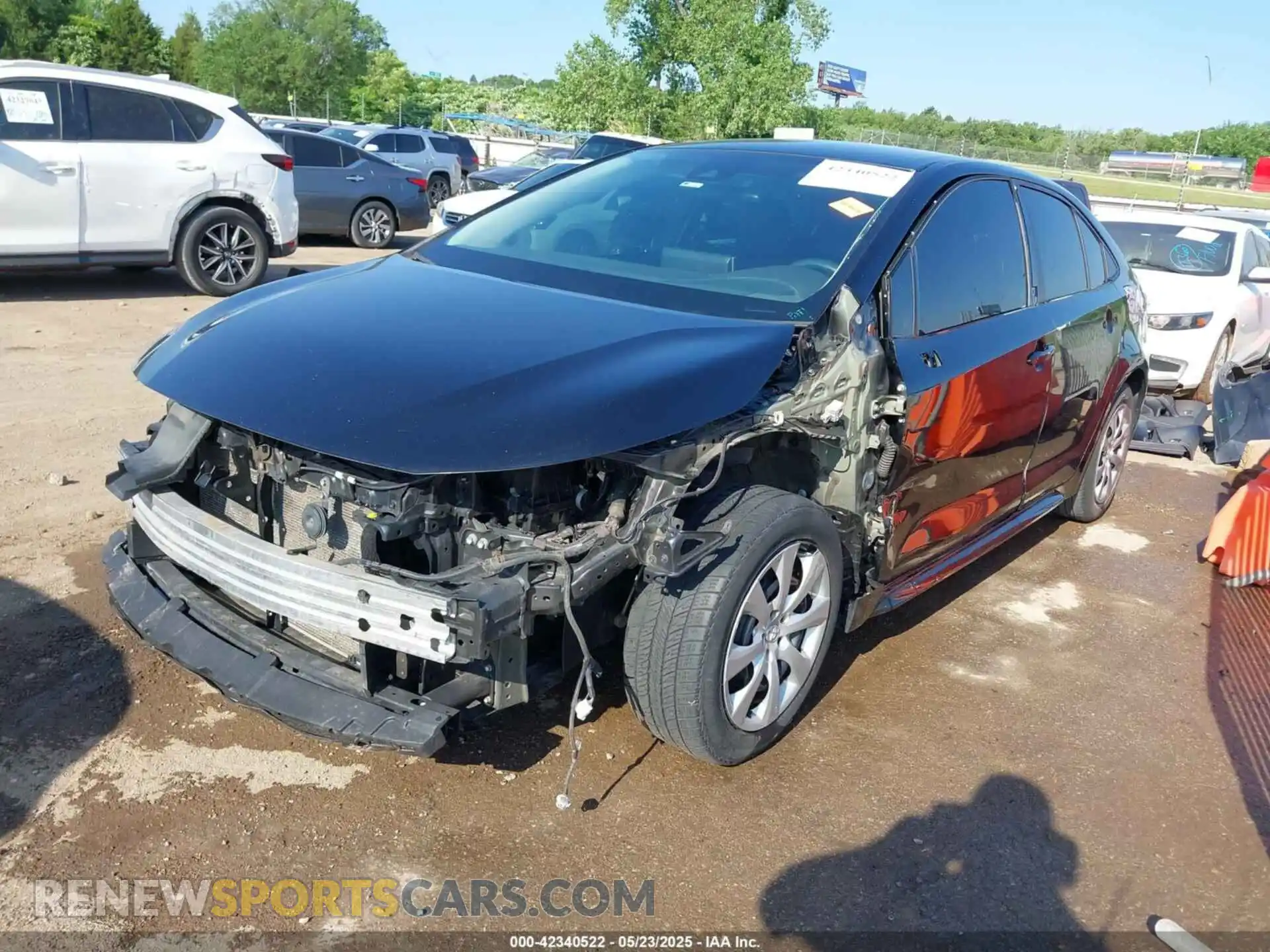2 Photograph of a damaged car 5YFEPMAE1MP169670 TOYOTA COROLLA 2021