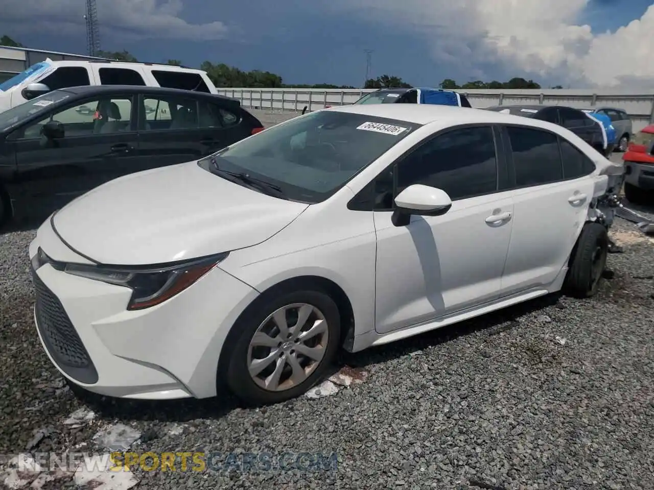 1 Photograph of a damaged car 5YFEPMAE1MP171662 TOYOTA COROLLA 2021