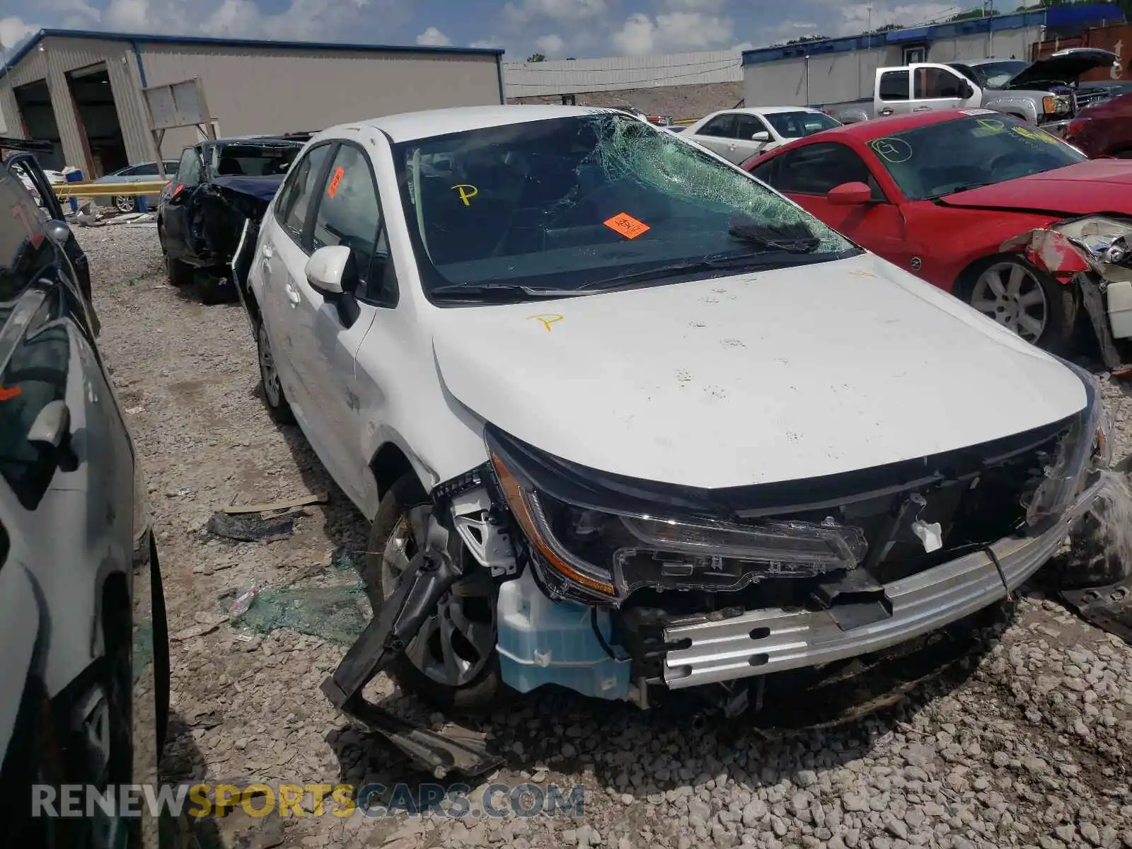 1 Photograph of a damaged car 5YFEPMAE1MP174268 TOYOTA COROLLA 2021