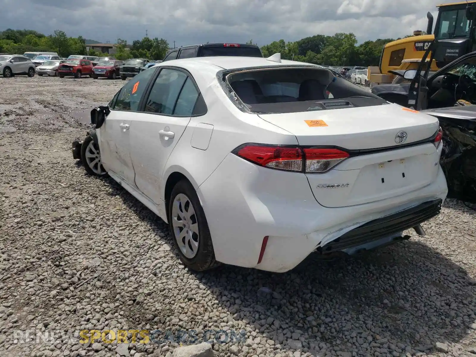 3 Photograph of a damaged car 5YFEPMAE1MP174268 TOYOTA COROLLA 2021