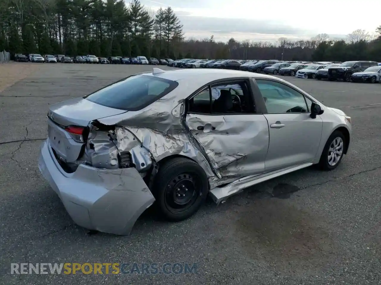 3 Photograph of a damaged car 5YFEPMAE1MP174447 TOYOTA COROLLA 2021