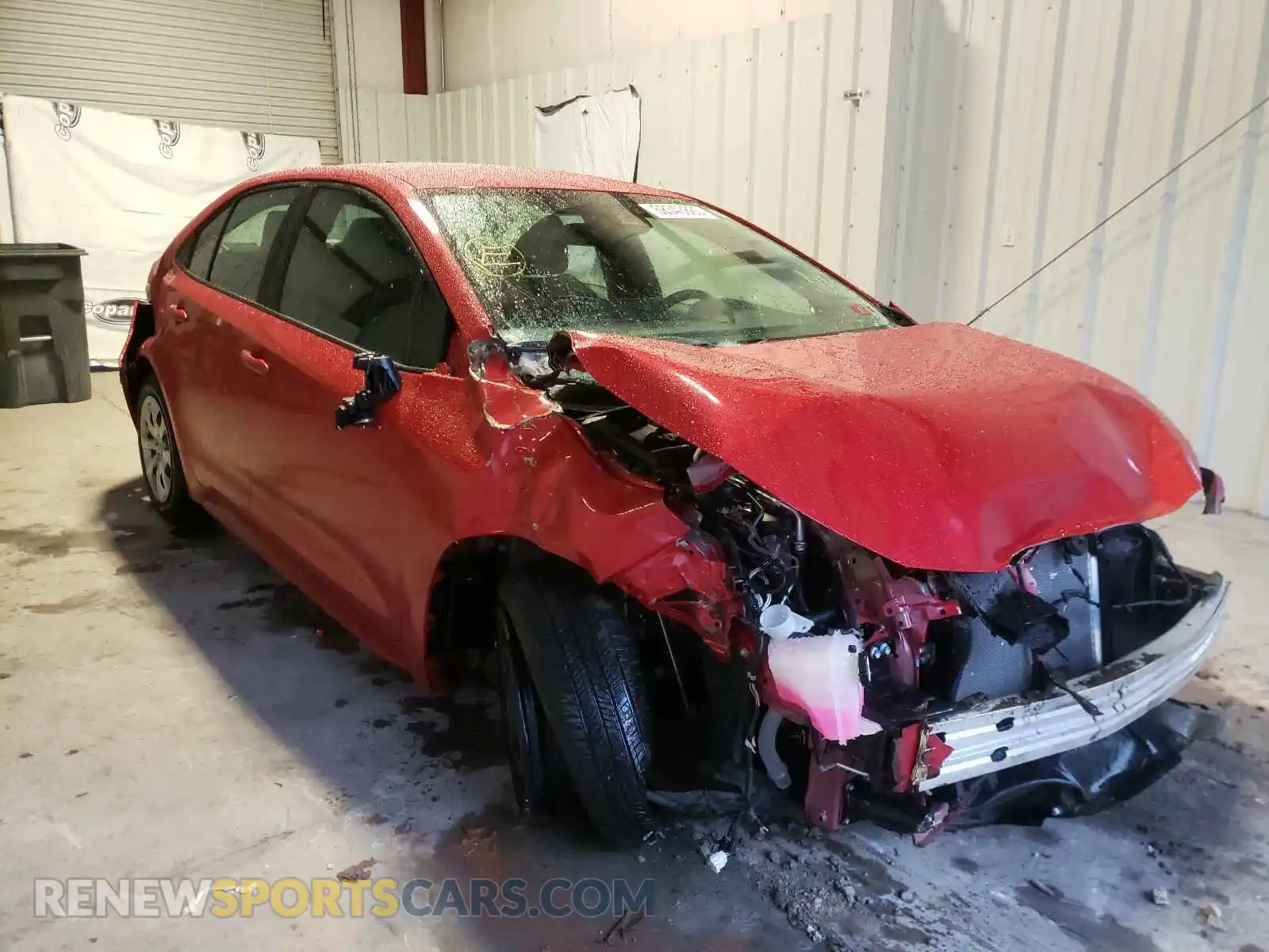 1 Photograph of a damaged car 5YFEPMAE1MP177946 TOYOTA COROLLA 2021