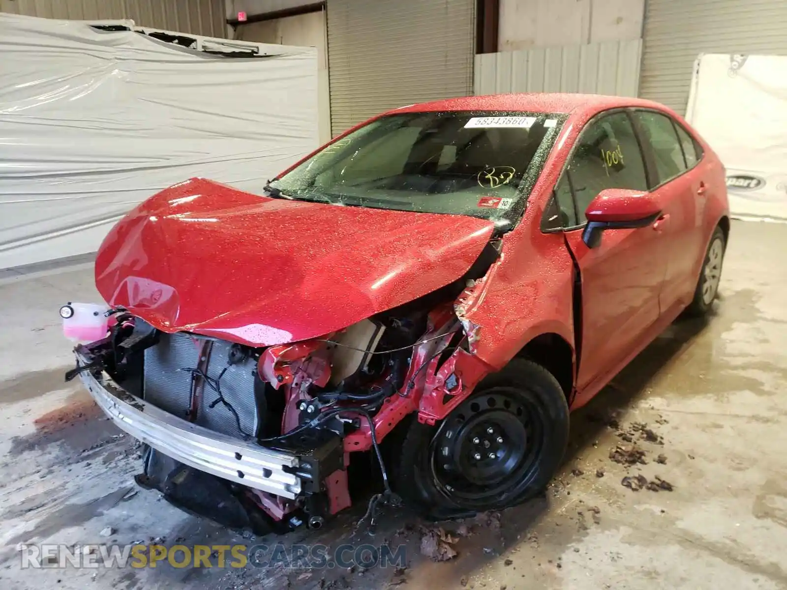 2 Photograph of a damaged car 5YFEPMAE1MP177946 TOYOTA COROLLA 2021