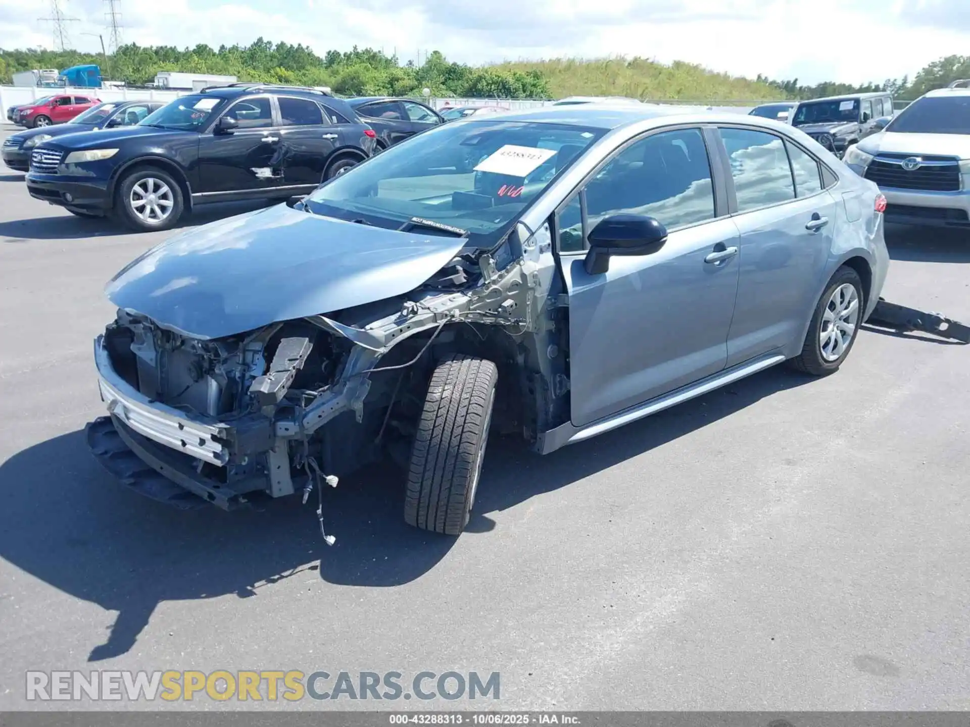 2 Photograph of a damaged car 5YFEPMAE1MP178384 TOYOTA COROLLA 2021