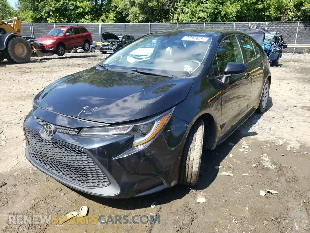 2 Photograph of a damaged car 5YFEPMAE1MP179728 TOYOTA COROLLA 2021