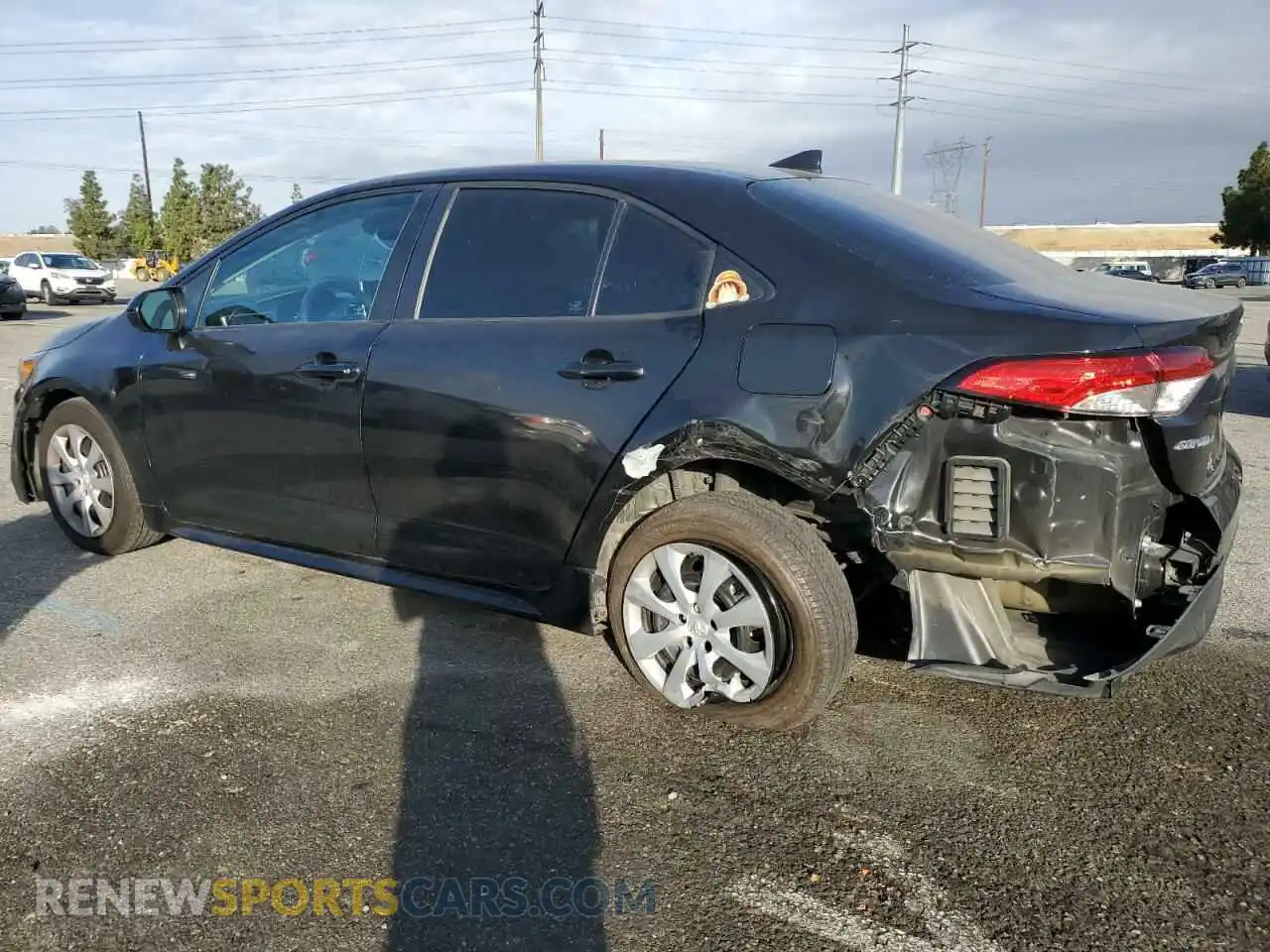 2 Photograph of a damaged car 5YFEPMAE1MP180698 TOYOTA COROLLA 2021