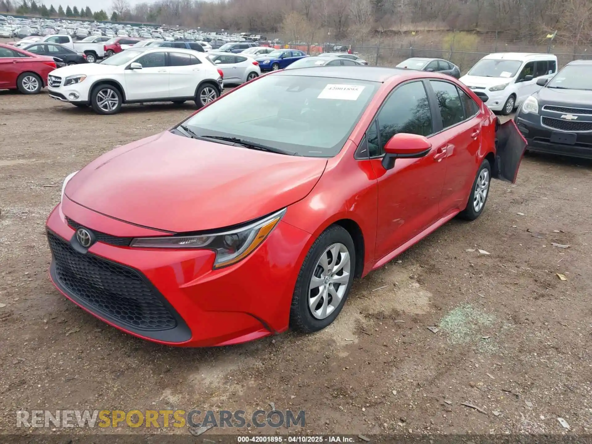 2 Photograph of a damaged car 5YFEPMAE1MP183245 TOYOTA COROLLA 2021