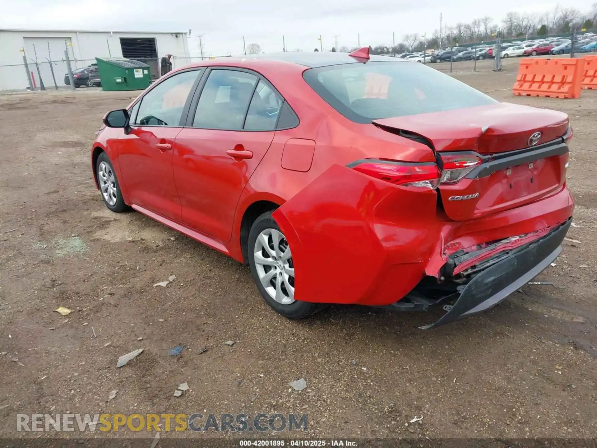 3 Photograph of a damaged car 5YFEPMAE1MP183245 TOYOTA COROLLA 2021