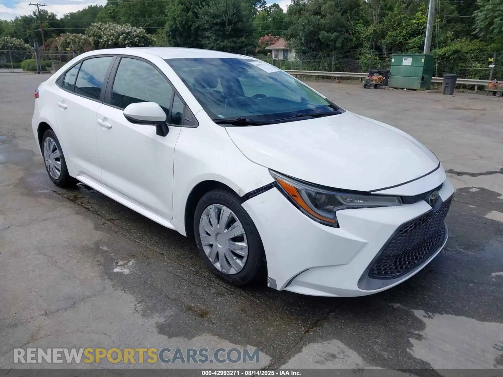 1 Photograph of a damaged car 5YFEPMAE1MP183388 TOYOTA COROLLA 2021