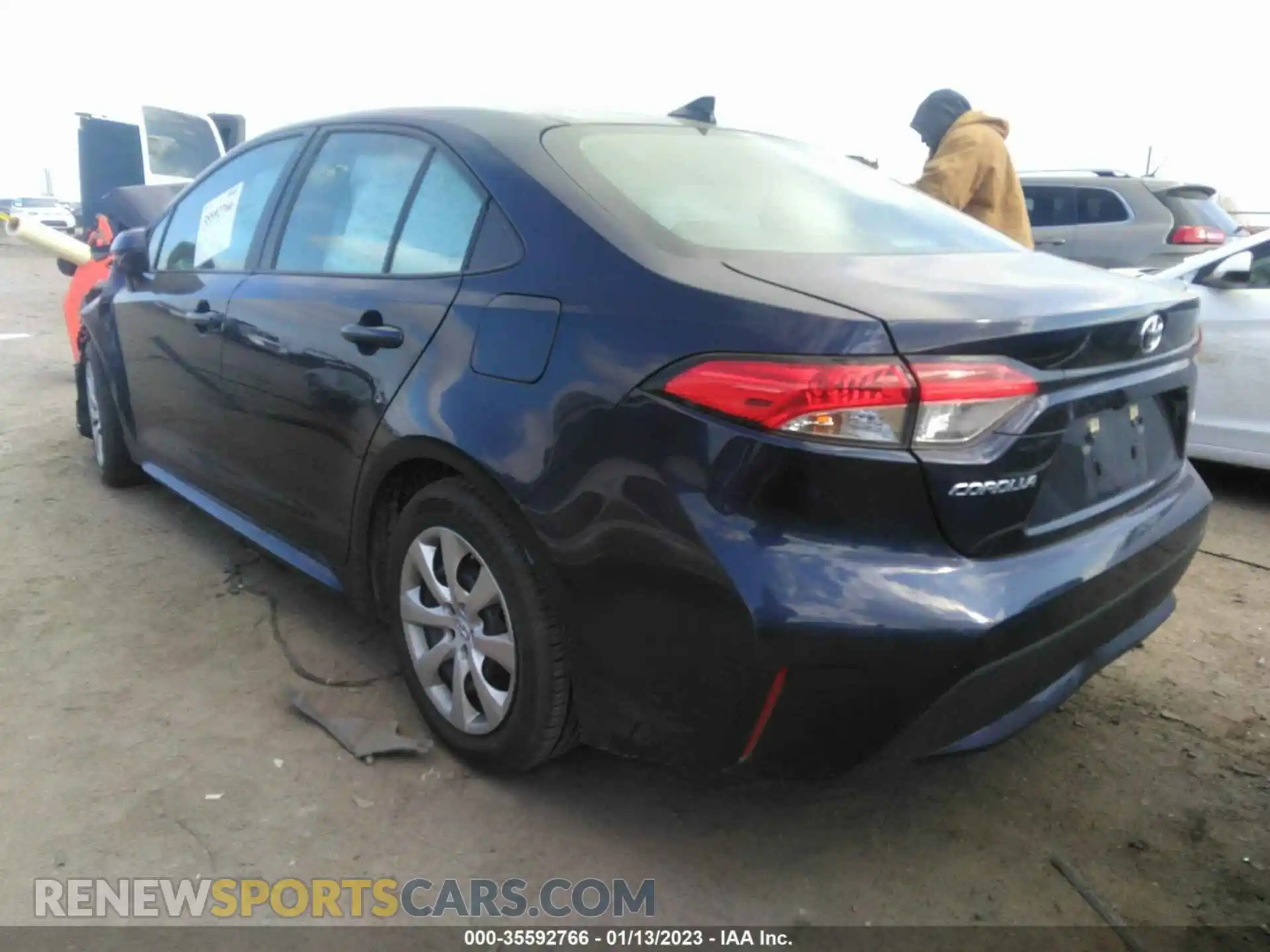 3 Photograph of a damaged car 5YFEPMAE1MP184508 TOYOTA COROLLA 2021