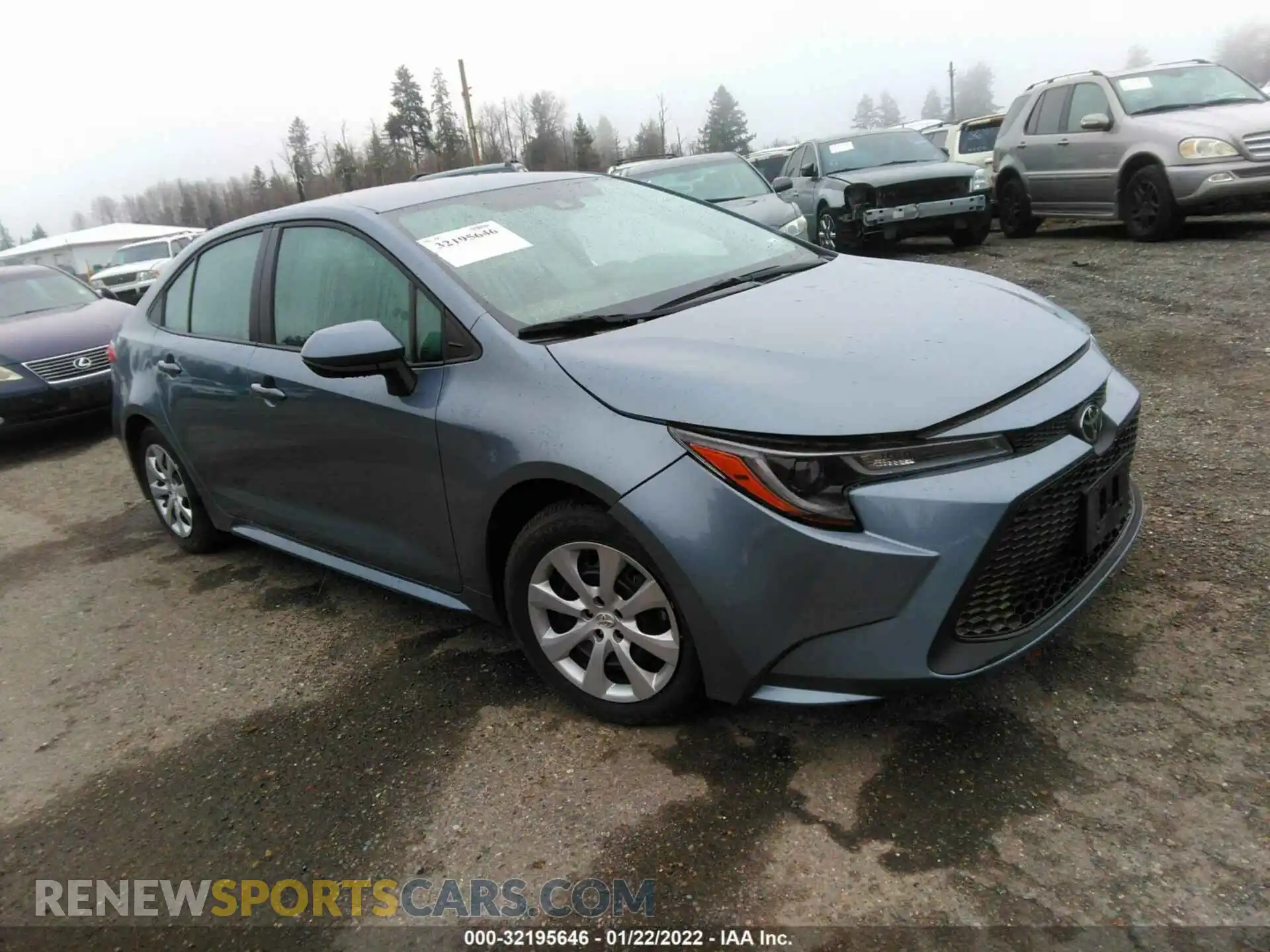 1 Photograph of a damaged car 5YFEPMAE1MP186243 TOYOTA COROLLA 2021