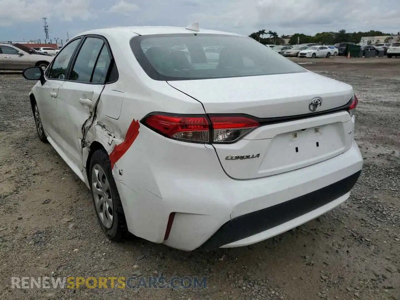 3 Фотография поврежденного автомобиля 5YFEPMAE1MP187084 TOYOTA COROLLA 2021
