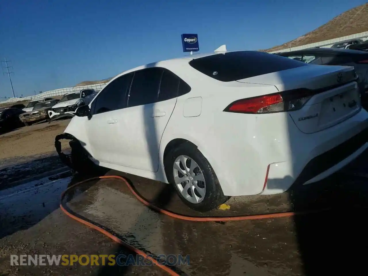 2 Photograph of a damaged car 5YFEPMAE1MP188929 TOYOTA COROLLA 2021