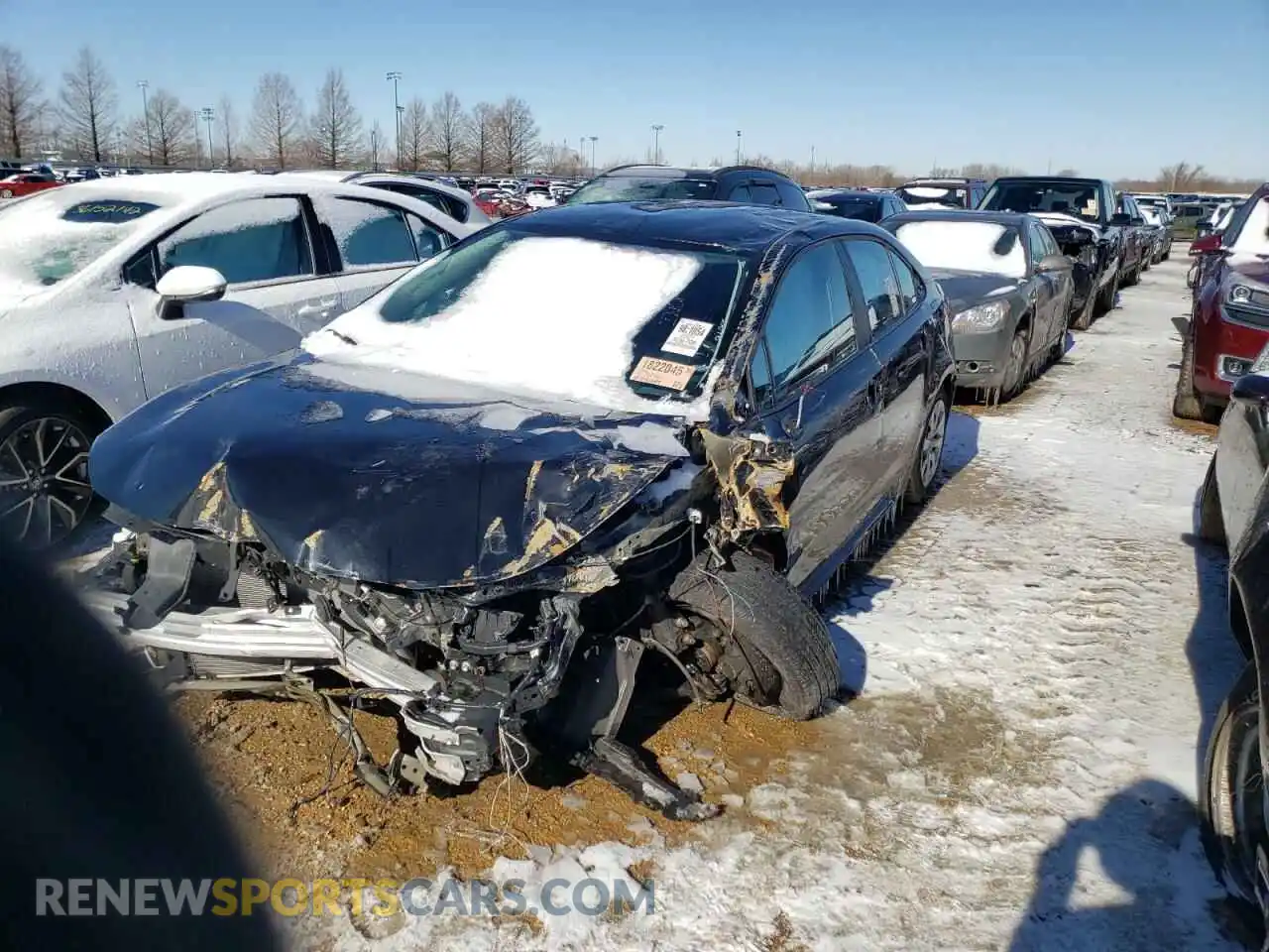2 Photograph of a damaged car 5YFEPMAE1MP189031 TOYOTA COROLLA 2021