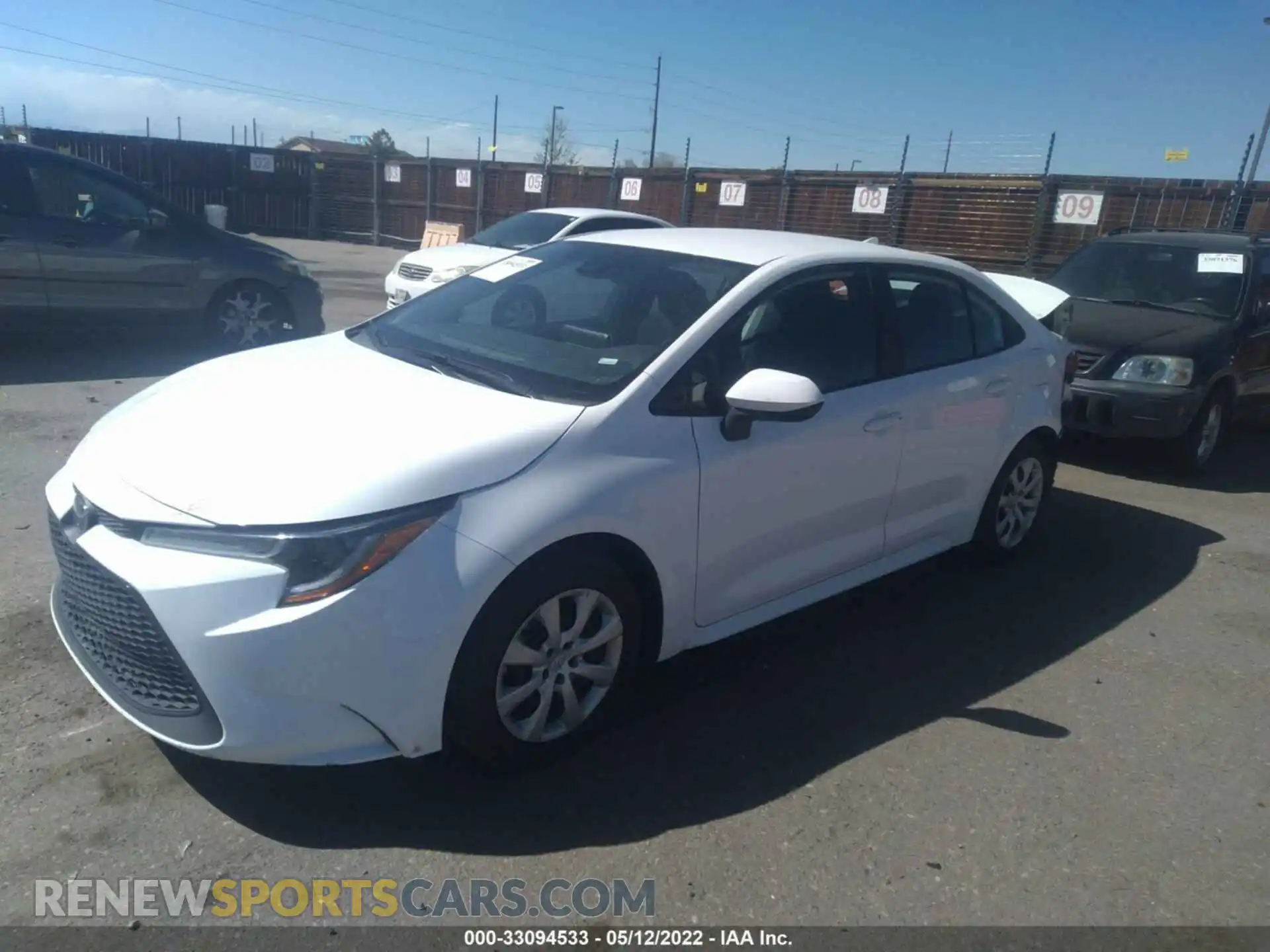 2 Photograph of a damaged car 5YFEPMAE1MP191071 TOYOTA COROLLA 2021
