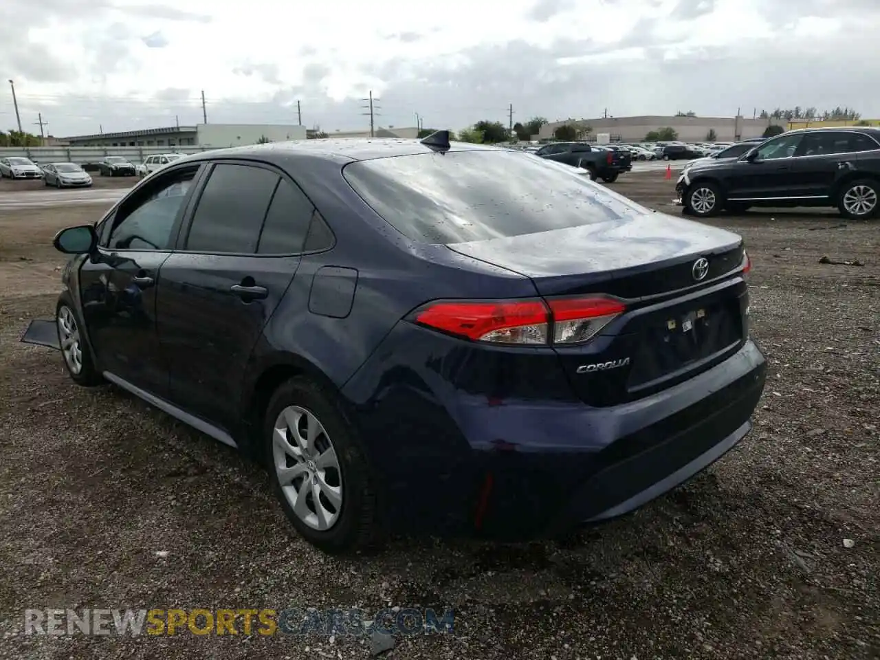 3 Photograph of a damaged car 5YFEPMAE1MP192415 TOYOTA COROLLA 2021