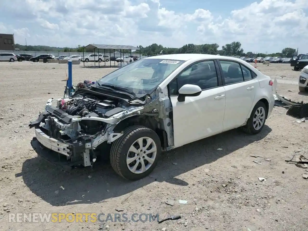 1 Photograph of a damaged car 5YFEPMAE1MP195122 TOYOTA COROLLA 2021